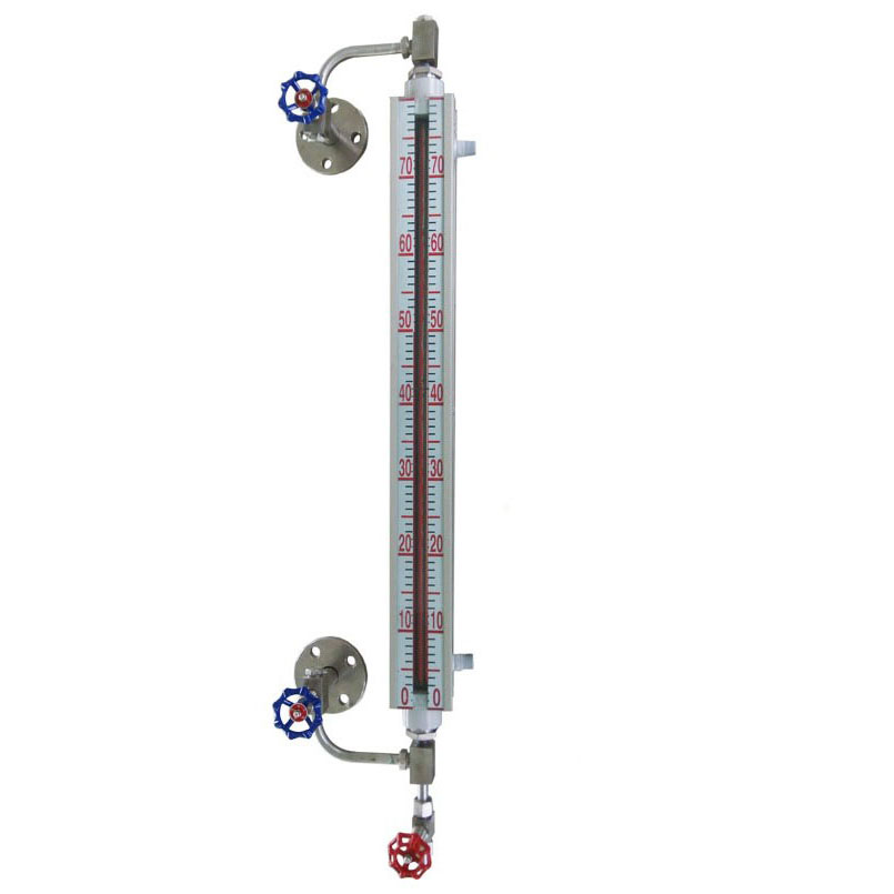 無(wú)盲區(qū)石英管/玻璃管液位計(jì) 雙色/彩色 可帶伴熱、LED燈 材質(zhì)碳鋼/不銹鋼 UGS